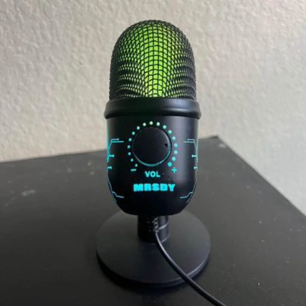 Gaming Microphone, USB Computer Microphone for PC, Mac, PS4/5